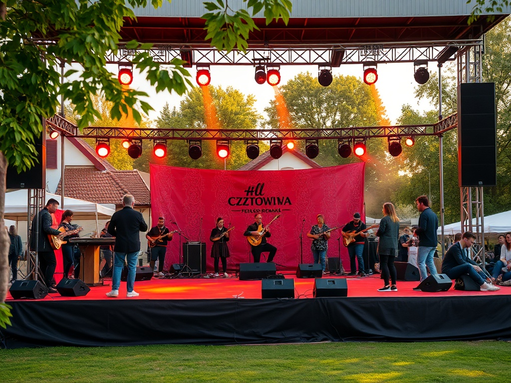 Znak drogowy z napisem 'Częstochowa' obok symbolu kieliszka ze znakiem zakazu, sugerujący promocję trzeźwości w mieście.