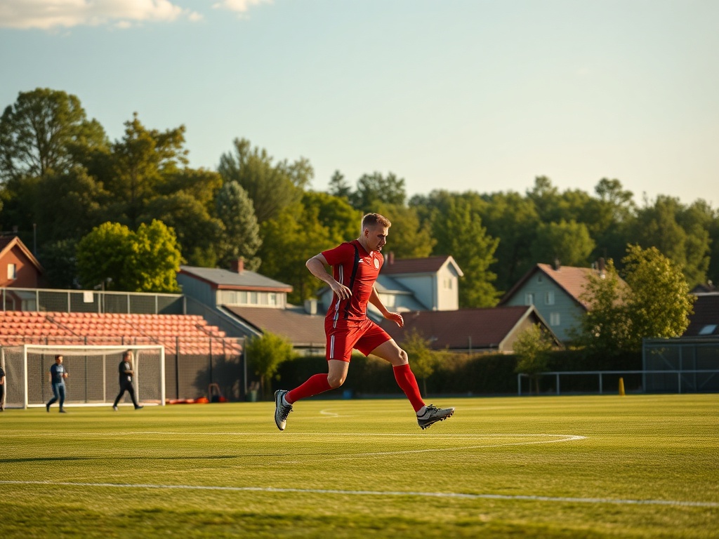 Logo Rakowa Częstochowa na tle stadionu podczas meczu, symbolizujące analizę transferów i kontrowersje.