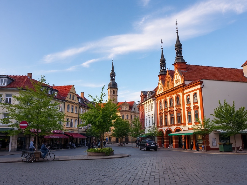 Częstochowa malowana na niebiesko i piłkarze Rakowa Częstochowa w akcji