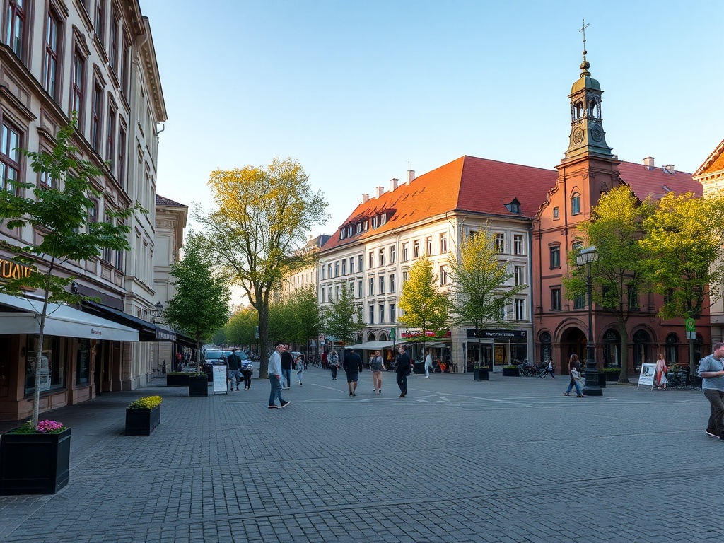 Policja apeluje o bezpieczeństwo na drogach w Częstochowie, podczas gdy kibice Rakowa dopingują drużynę.